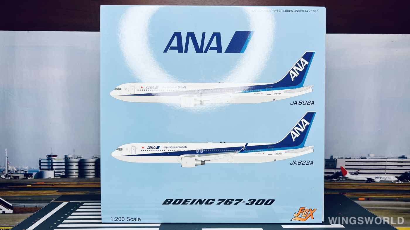 JFOX 1:200 Boeing 767-300 ANA 全日空JF-767-3-008 JA608A 