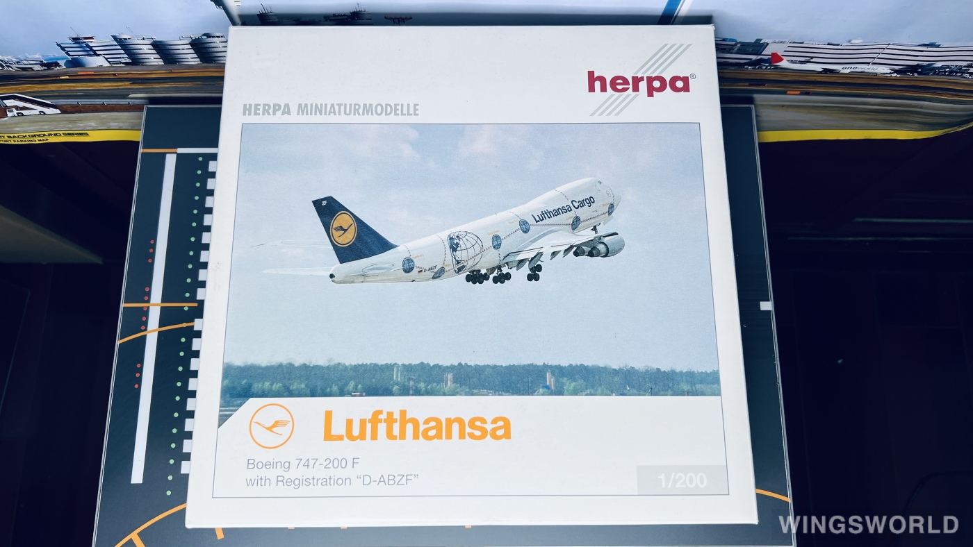 Herpa 1:200 550291 Lufthansa 汉莎航空 Boeing 747-200 D-ABZF