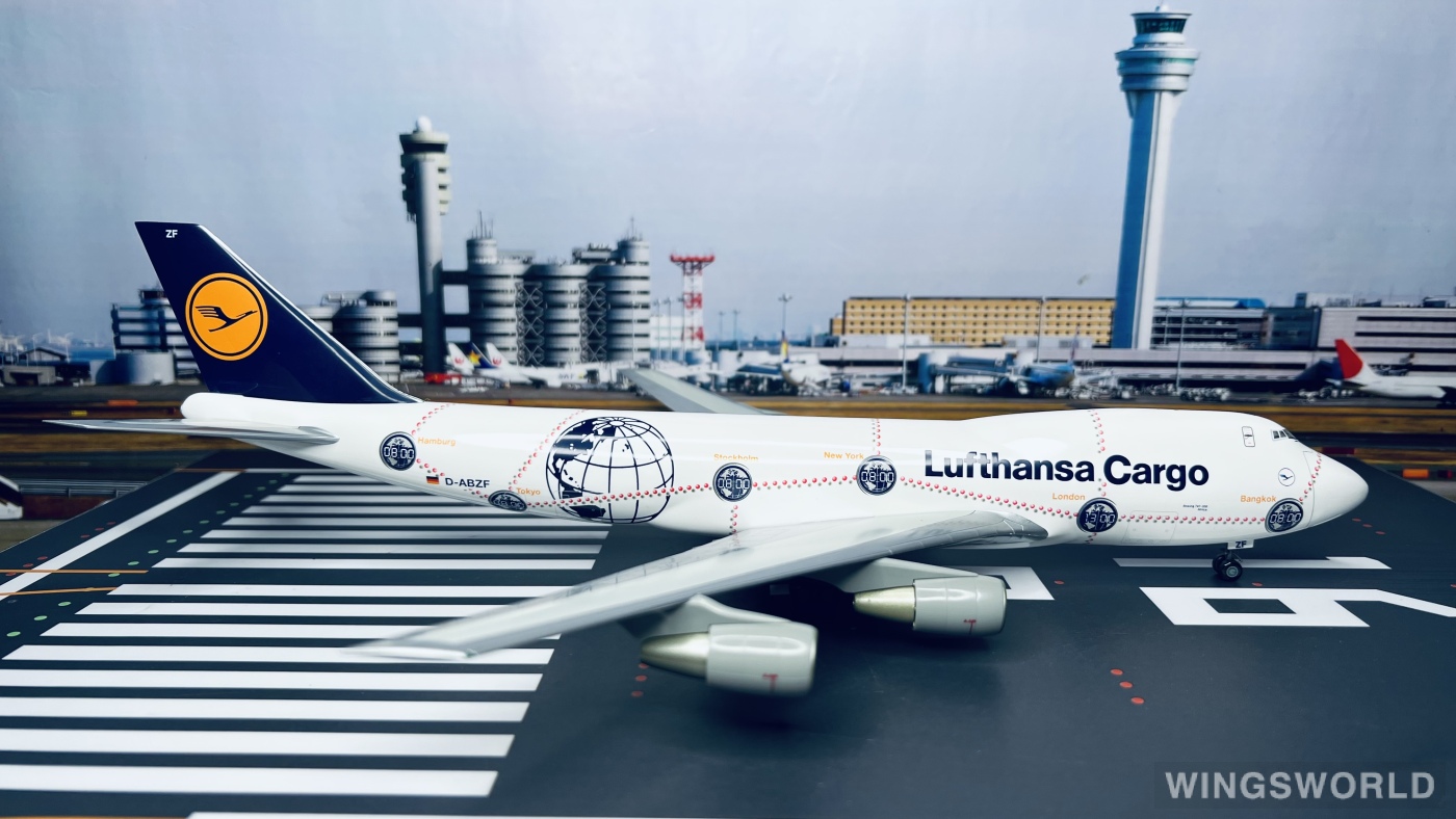 Herpa 1:200 550291 Lufthansa 汉莎航空 Boeing 747-200 D-ABZF