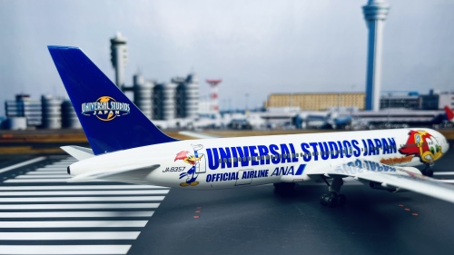ANA 全日空 Boeing 767-300 JA8357 ANA WOODY JET 环球影城 Universal Studios Japan NH20357 Hogan 1:200