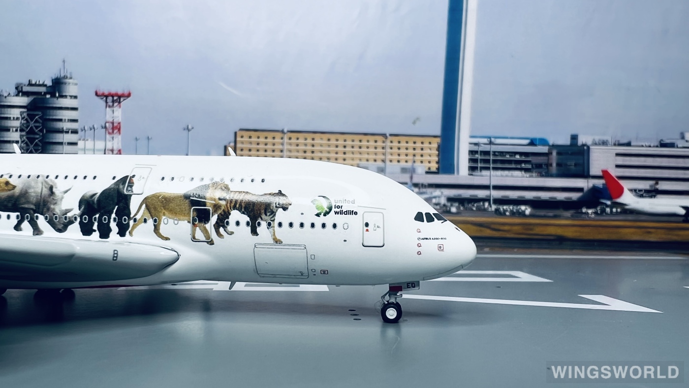 Geminijets 1:400 GJUAE1594 Emirates 阿联酋航空 Airbus A380-800 A6-EEQ
