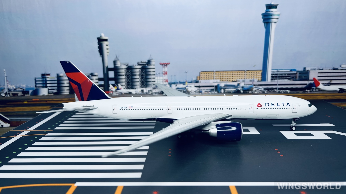 Geminijets 1:200 G2DAL625 Delta Air Lines 达美航空 Boeing 777-200LR N704DK