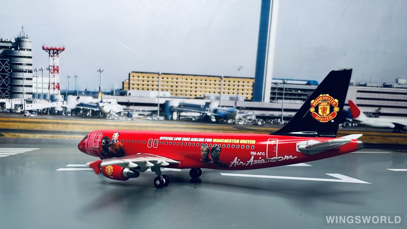Phoenix 1:400 PH10096 AirAsia 亚洲航空 Airbus A320 9M-AFC
