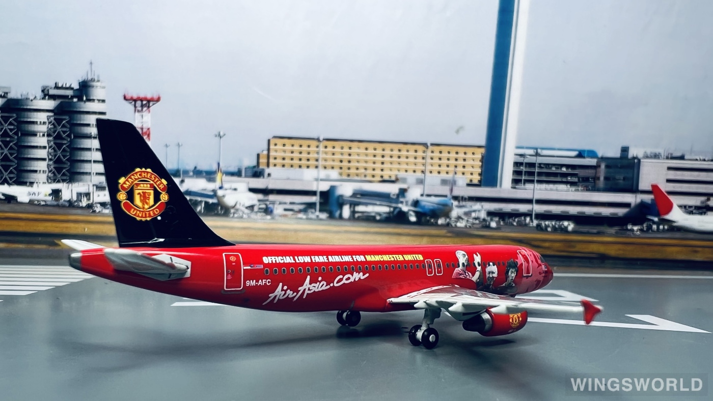 Phoenix 1:400 PH10096 AirAsia 亚洲航空 Airbus A320 9M-AFC
