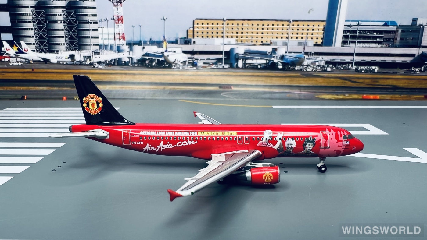 Phoenix 1:400 PH10096 AirAsia 亚洲航空 Airbus A320 9M-AFC