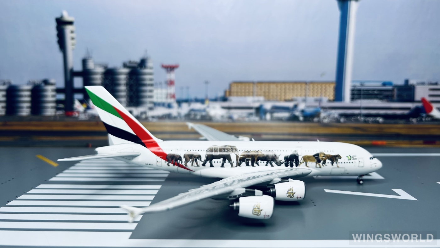 Geminijets 1:400 GJUAE1594 Emirates 阿联酋航空 Airbus A380-800 A6-EEQ