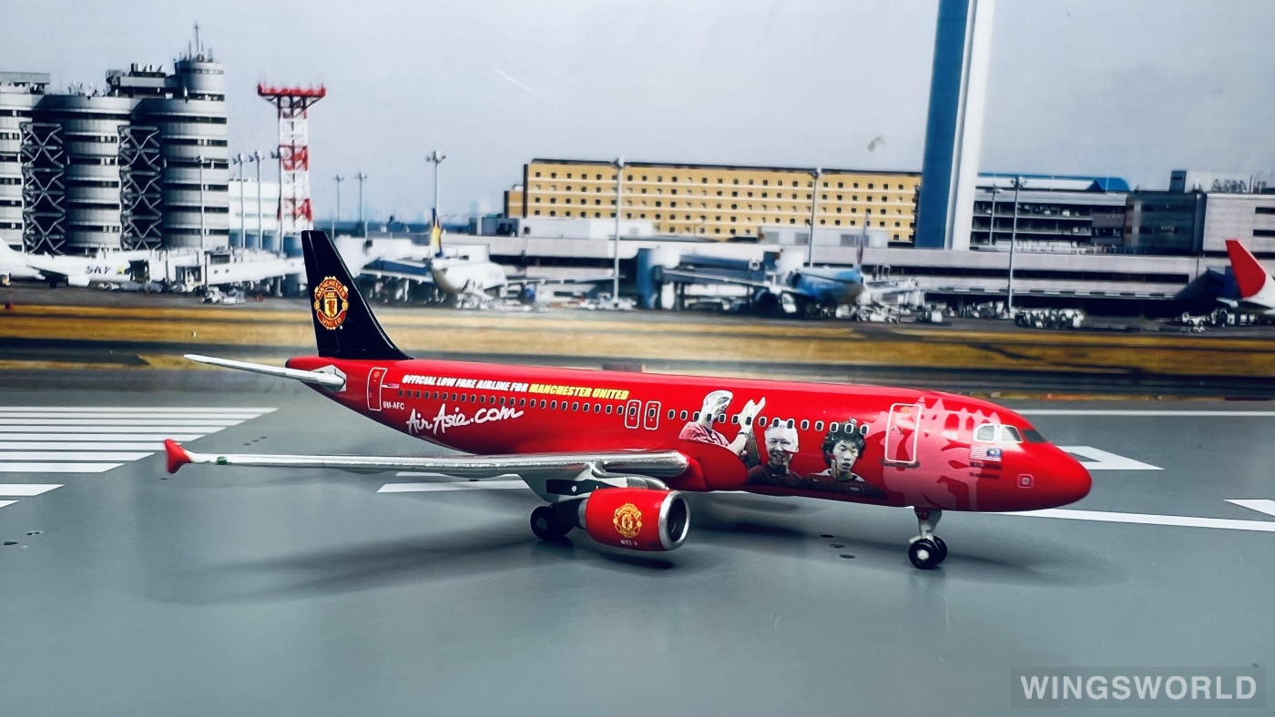 Phoenix 1:400 PH10096 AirAsia 亚洲航空 Airbus A320 9M-AFC