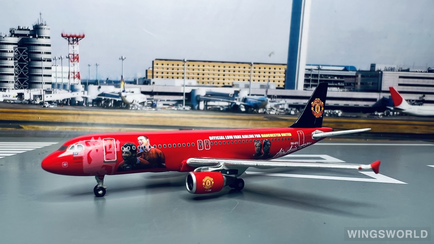 Phoenix 1:400 PH10096 AirAsia 亚洲航空 Airbus A320 9M-AFC