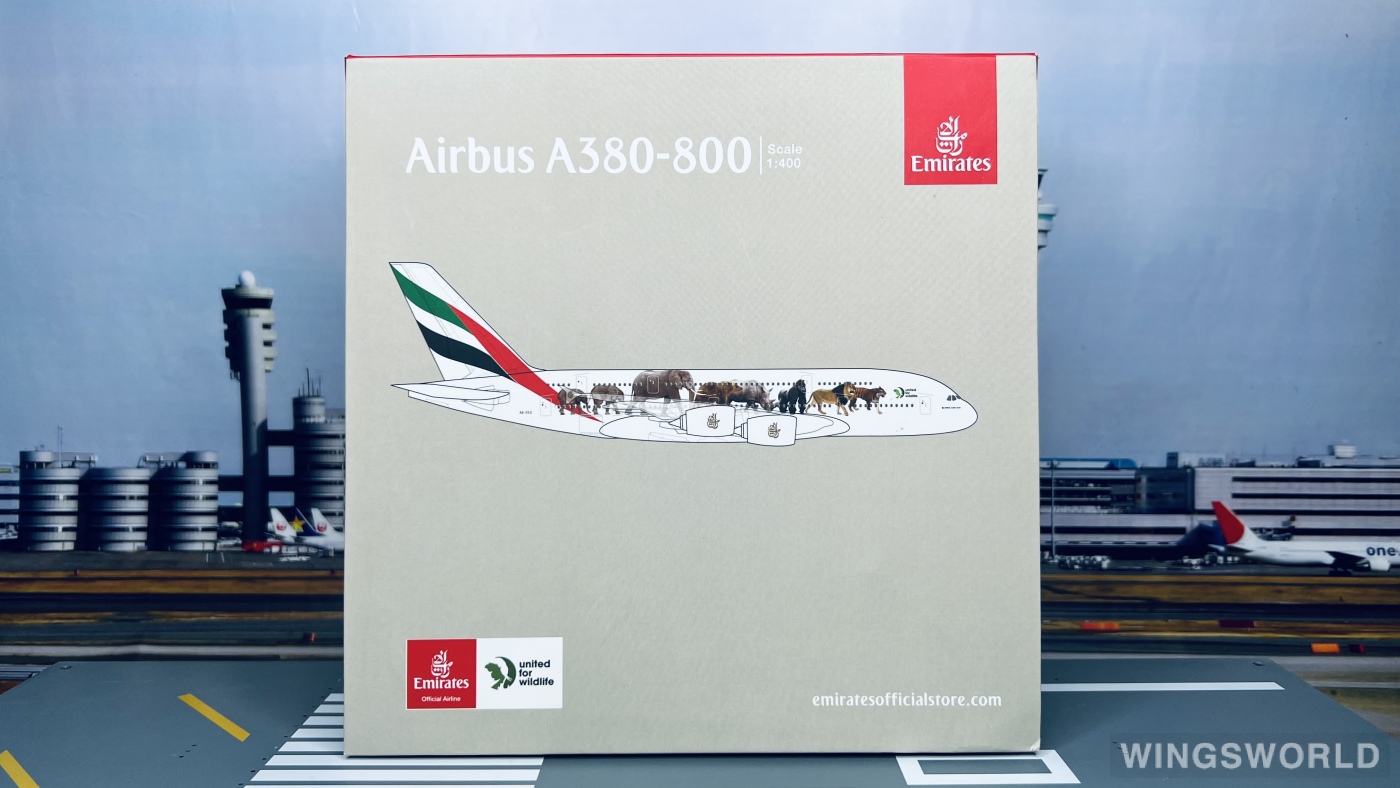 Geminijets 1:400 GJUAE1594 Emirates 阿联酋航空 Airbus A380-800 A6-EEQ