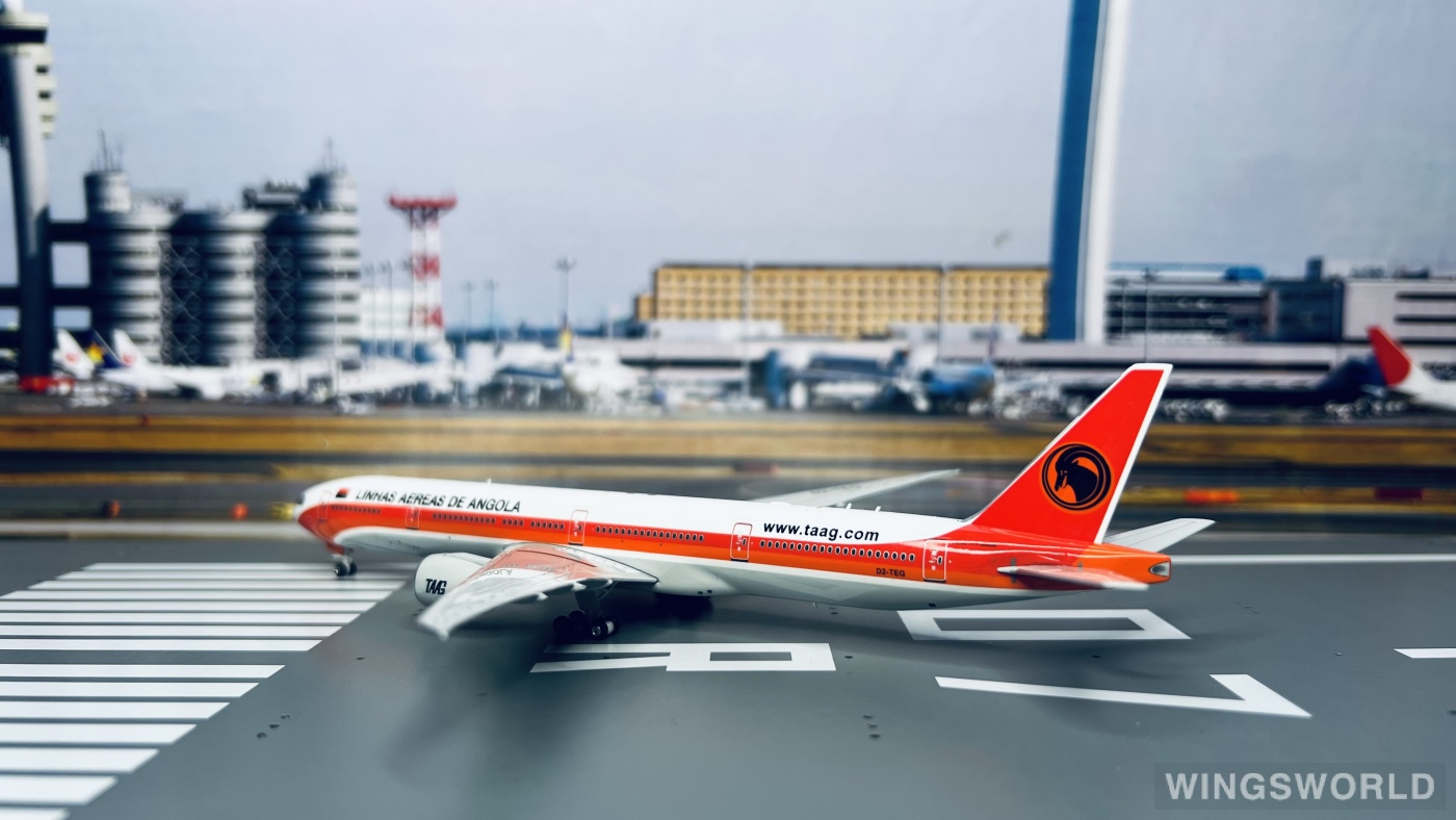 Phoenix 1:400 PH11140 TAAG Angola Airlines 安哥拉航空 Boeing 777-300ER D2-TEG