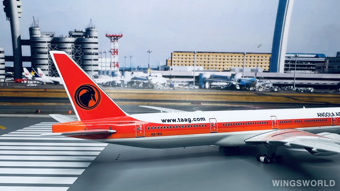 Phoenix 1:400 PH11140 TAAG Angola Airlines 安哥拉航空 Boeing 777-300ER D2-TEG