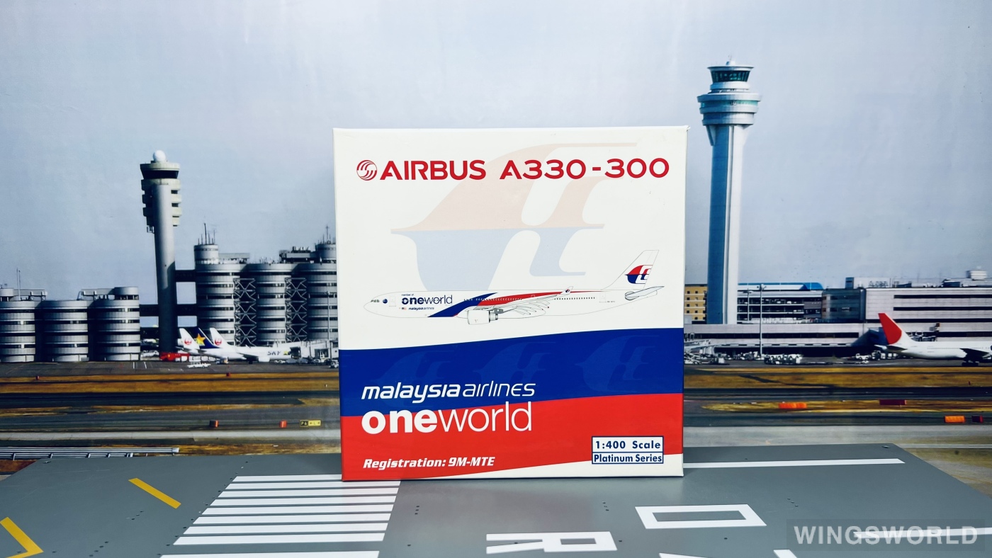 Phoenix 1:400 PH10743 Malaysia Airlines 马来西亚航空 Airbus A330-300 9M-MTE