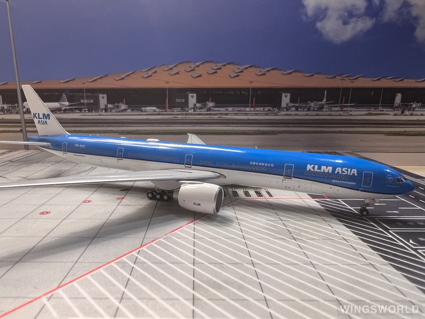 NGmodels 1:400 NG73016 KLM Asia 荷航亚洲航空公司 Boeing 777-300ER PH-BVC