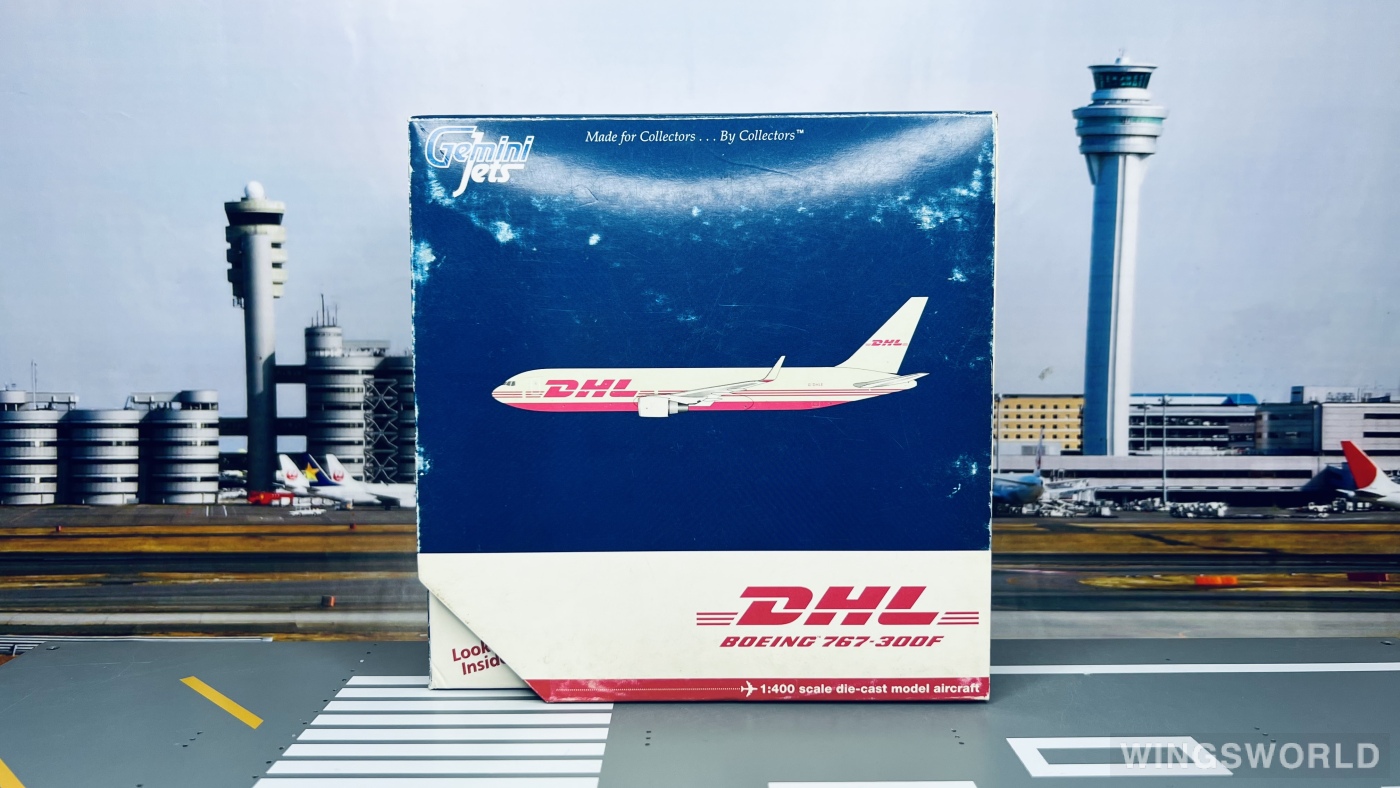 Geminijets 1:400 GJDHL961 DHL 敦豪 Boeing 767-300 G-DHLE