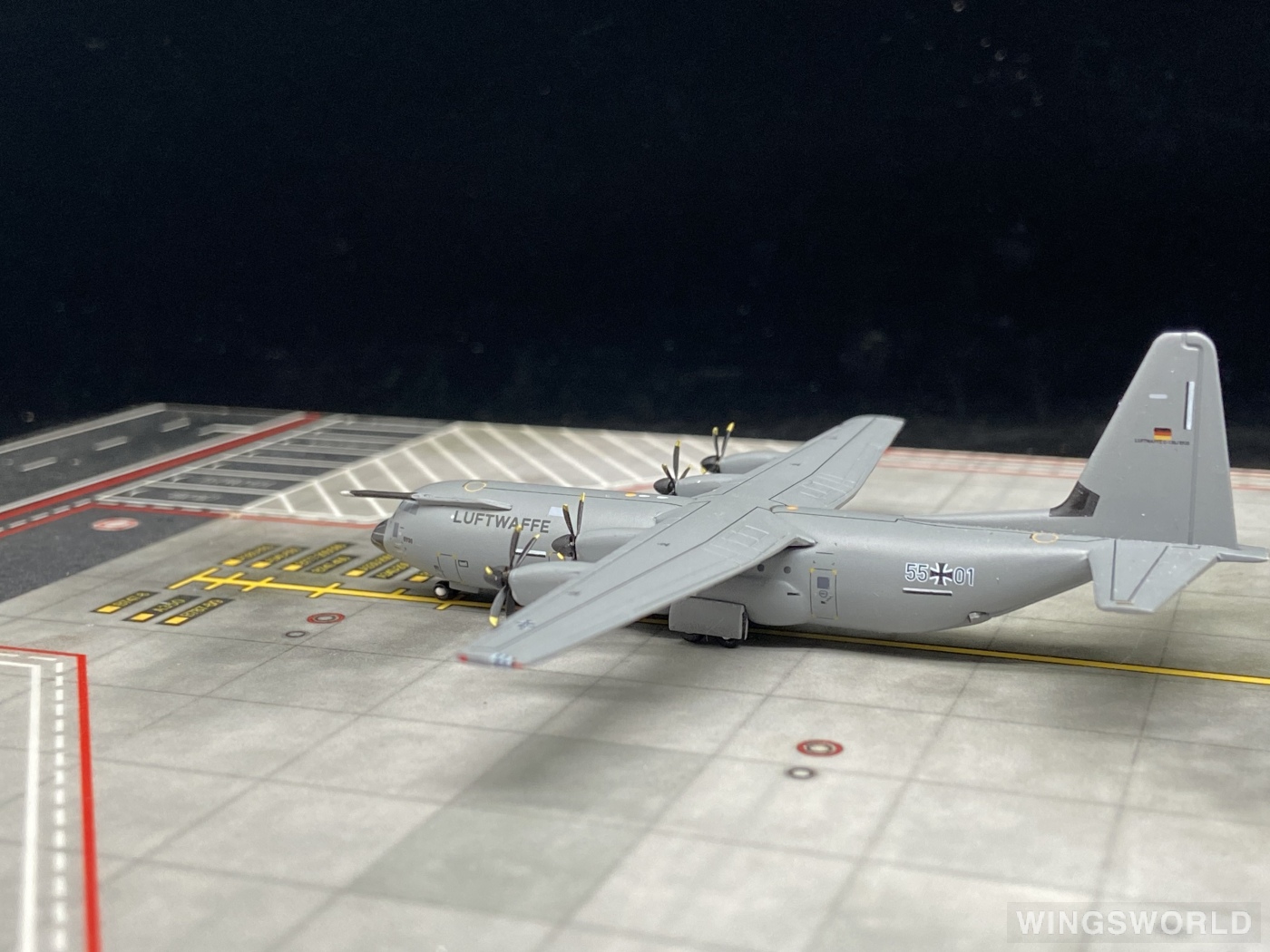 Geminijets 1:400 GMLFT119 Luftwaffe 德国空军 Lockheed C-130 Hercules 55+01