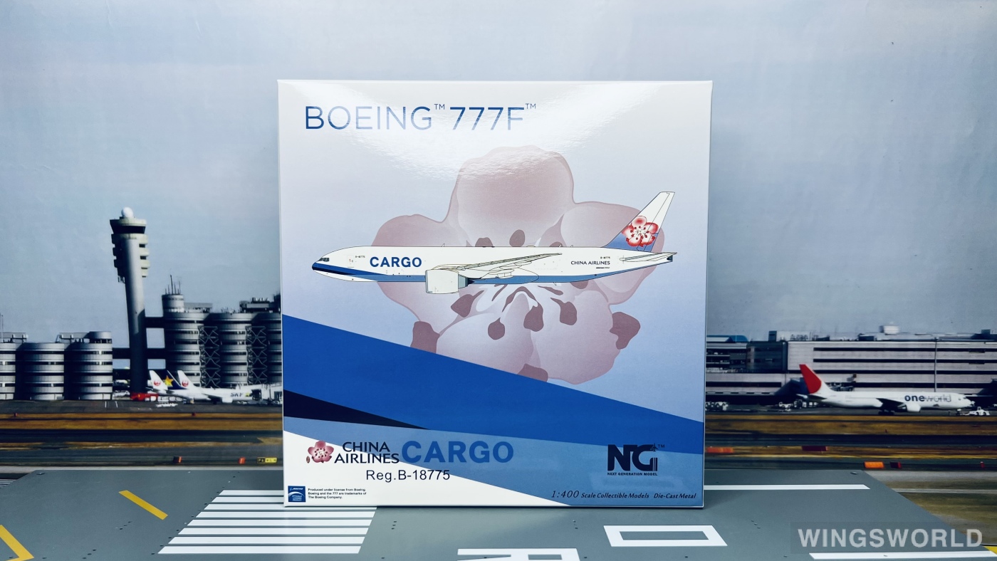 NGmodels 1:400 NG72010 China Airlines 中华航空 Boeing 777F B-18775