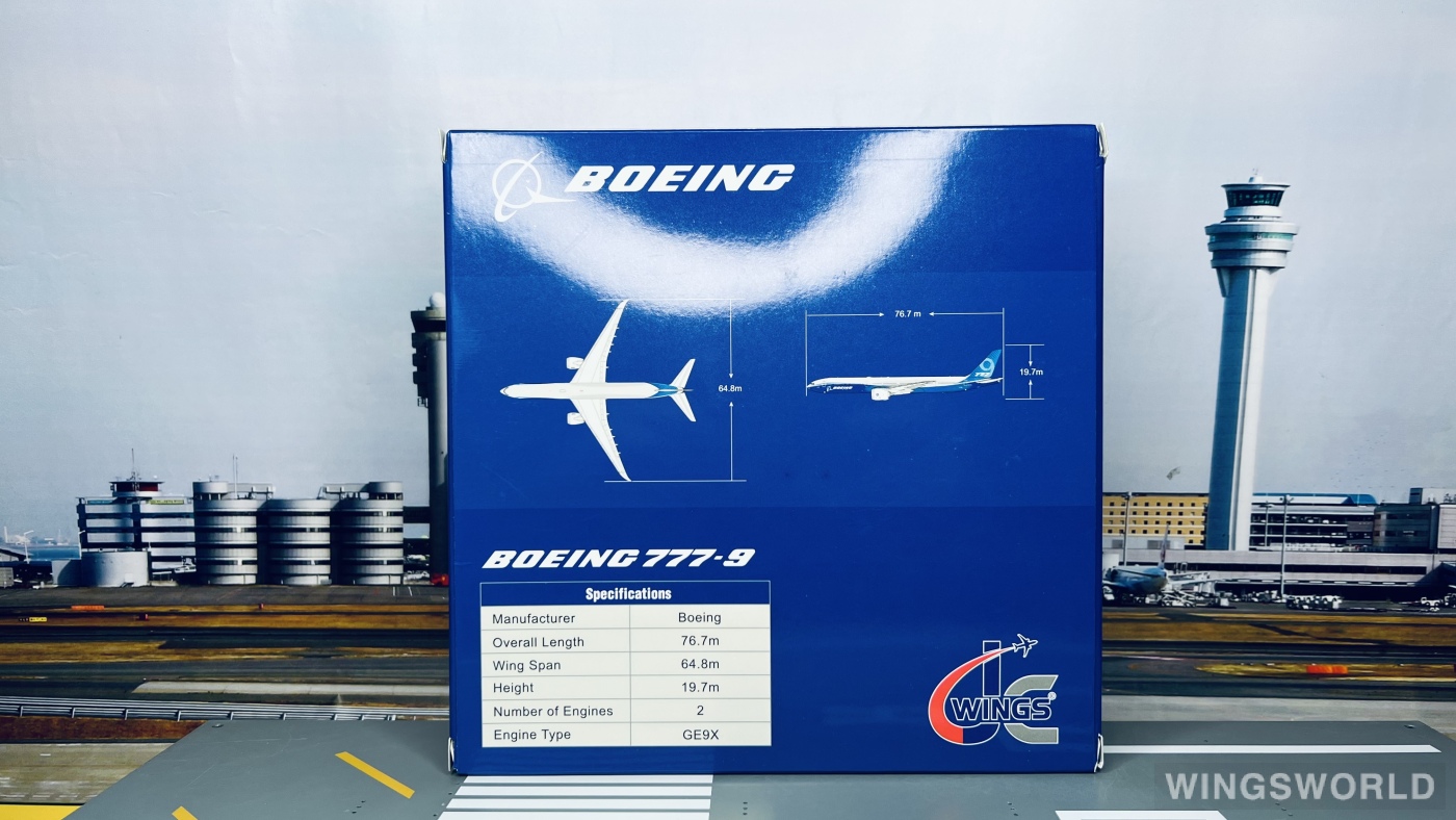 JC Wings 1:400 LH4161 Boeing 波音公司 Boeing 777-9 N779XX