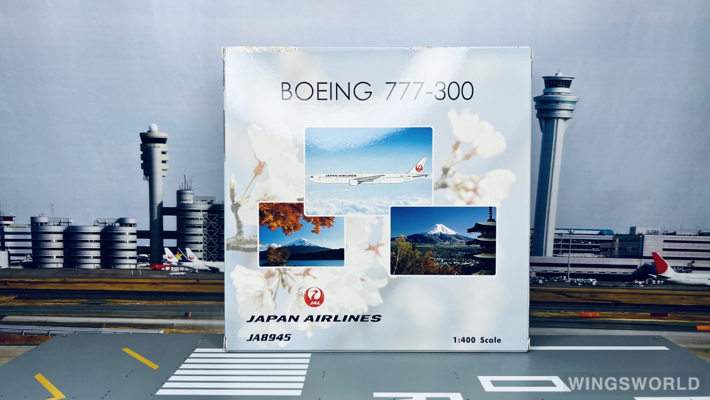 Phoenix 1:400 PH04450 Japan Airlines 日本航空 Boeing 777-300 JA8945