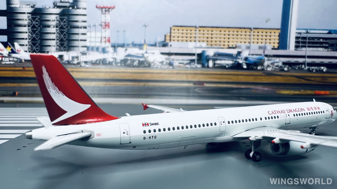Phoenix 1:400 PH04295 Cathay Dragon 国泰港龙航空 Airbus A321 B-HTG