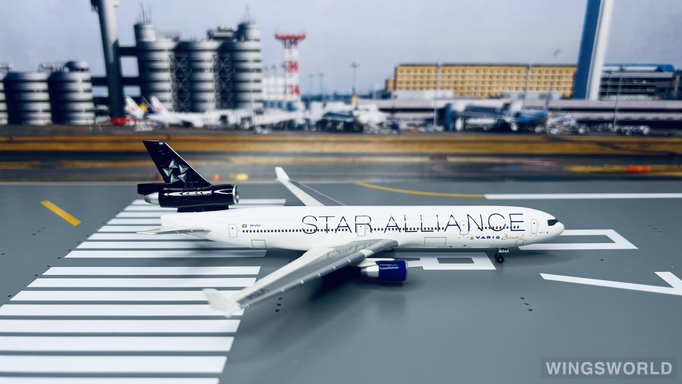 Dragon Models 1:400 55417 VARIG 里约格朗德航空 McDonnell Douglas MD-11 PP-VTH