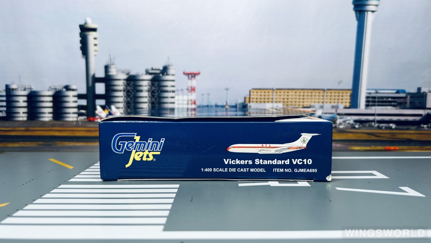 Geminijets 1:400 GJMEA695 Middle East Airlines 中东航空 Vickers VC10 OD-AFA