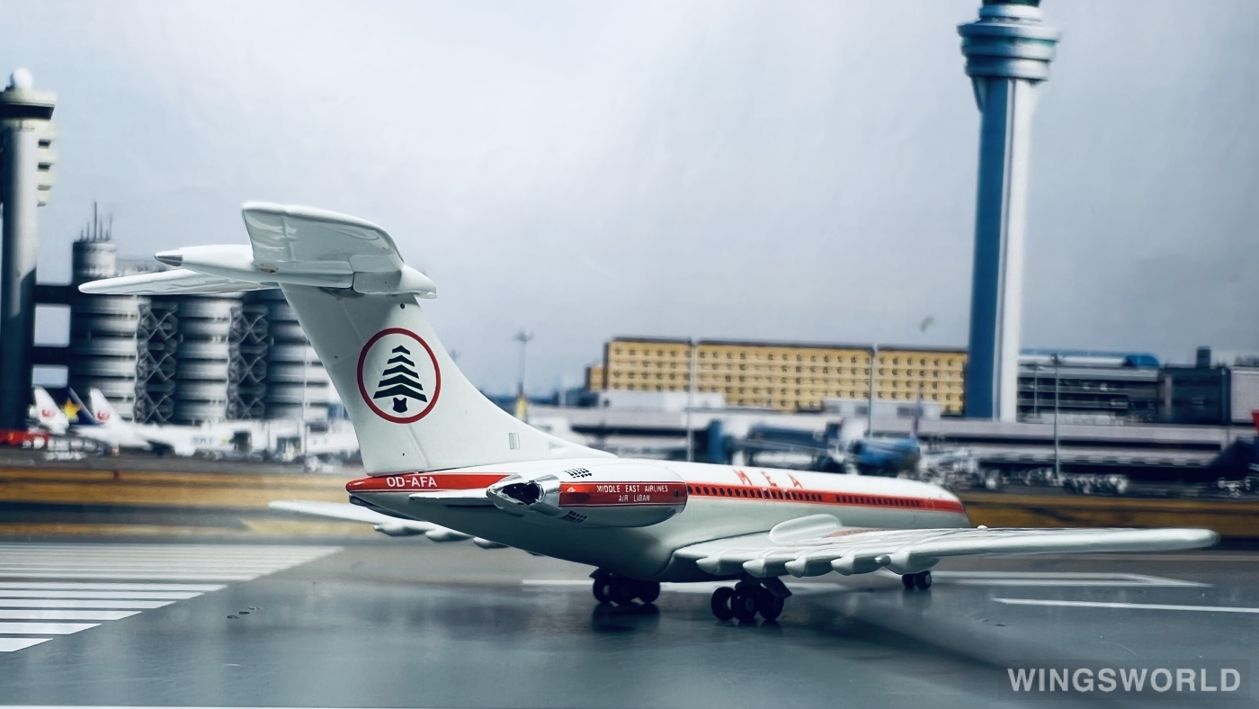 Geminijets 1:400 GJMEA695 Middle East Airlines 中东航空 Vickers VC10 OD-AFA