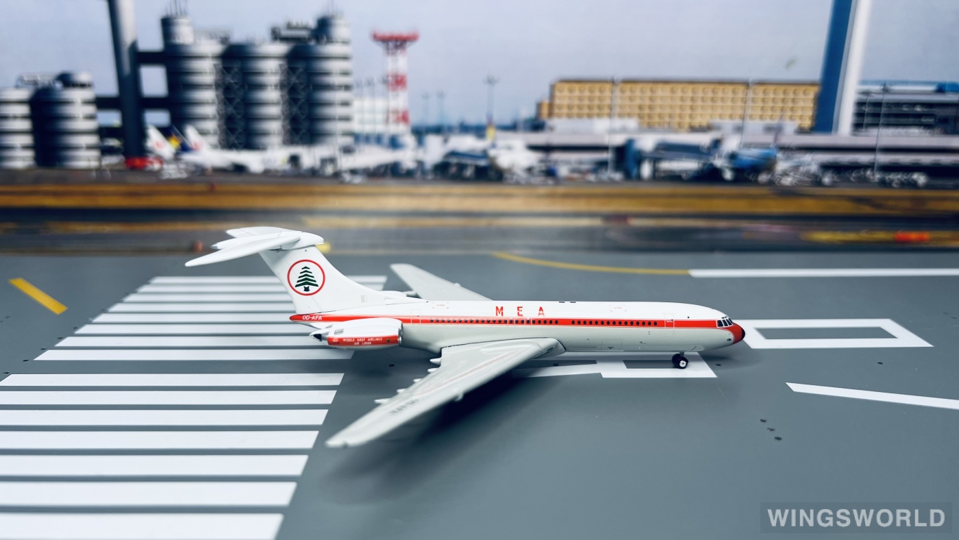 Geminijets 1:400 GJMEA695 Middle East Airlines 中东航空 Vickers VC10 OD-AFA
