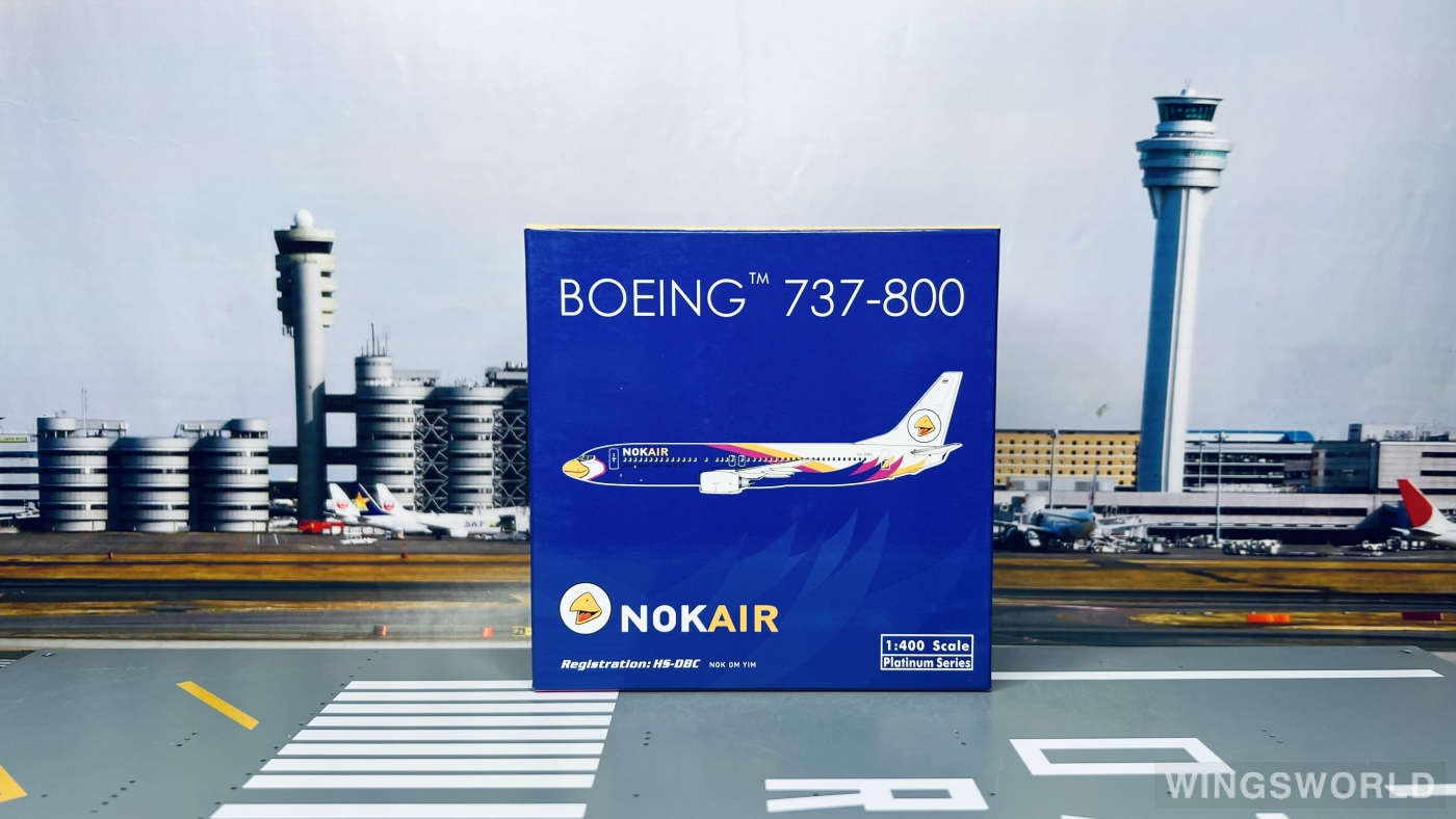 Phoenix 1:400 PH10780 Nok Air 皇雀航空 Boeing 737-800 HS-DBC