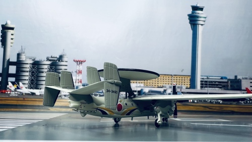 JASDF 日本航空自卫队 Northrop Grumman E-2 34-3460 AEW航空队 第601飞行队 浜松基地 50周年纪念彩绘 WA22111 Gulliver 1:200