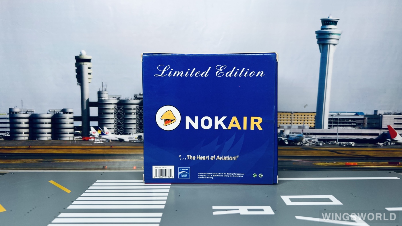 Phoenix 1:400 PH10780 Nok Air 皇雀航空 Boeing 737-800 HS-DBC
