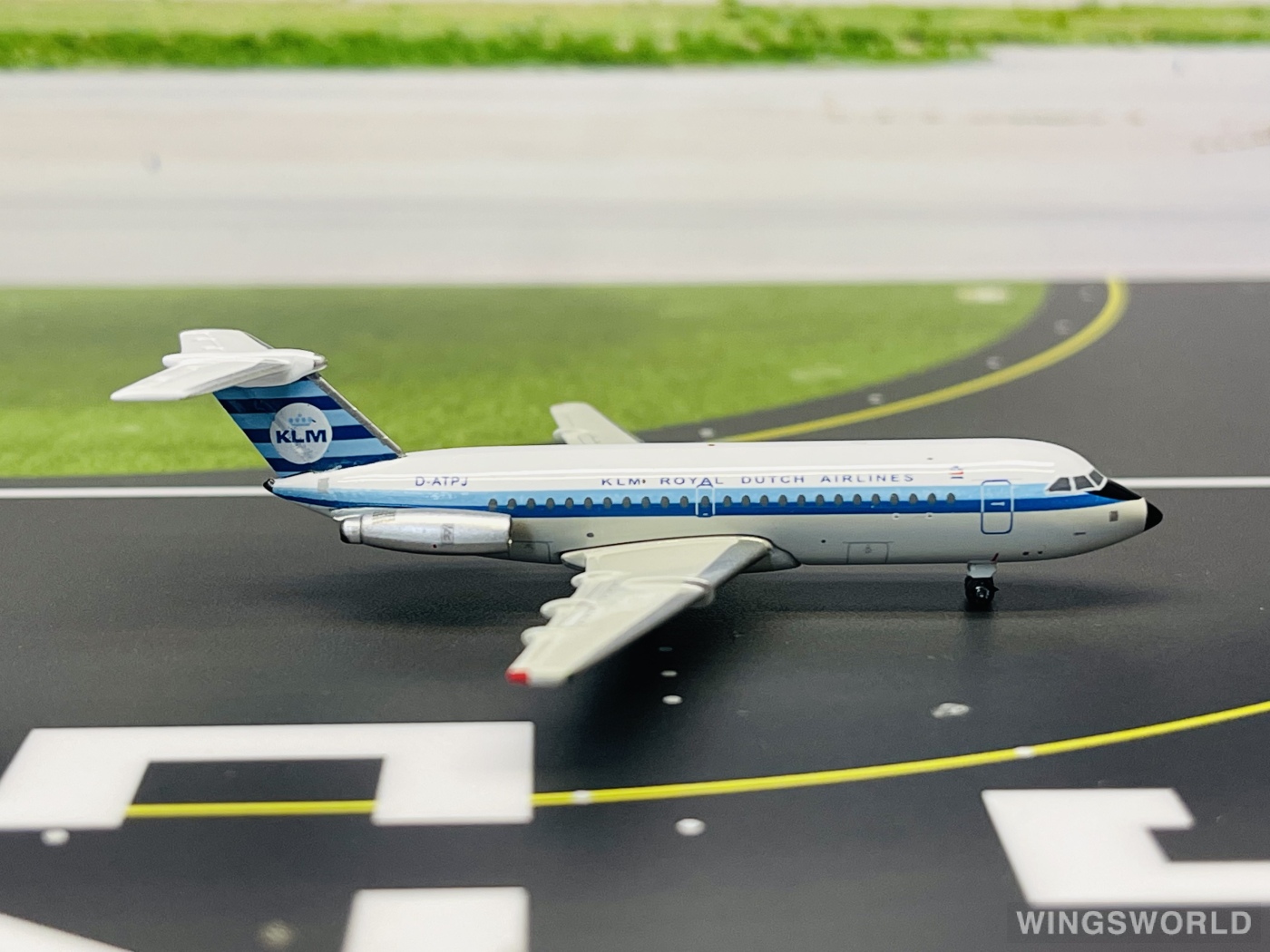 JC Wings 1:400 JC4012 KLM 荷兰皇家航空 BAC 111 D-ATPJ