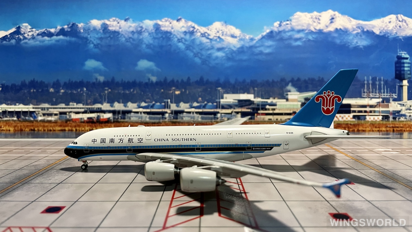 JC Wings 1:400 XX40045 China Southern 中国南方航空 Airbus A380-800 B-6139