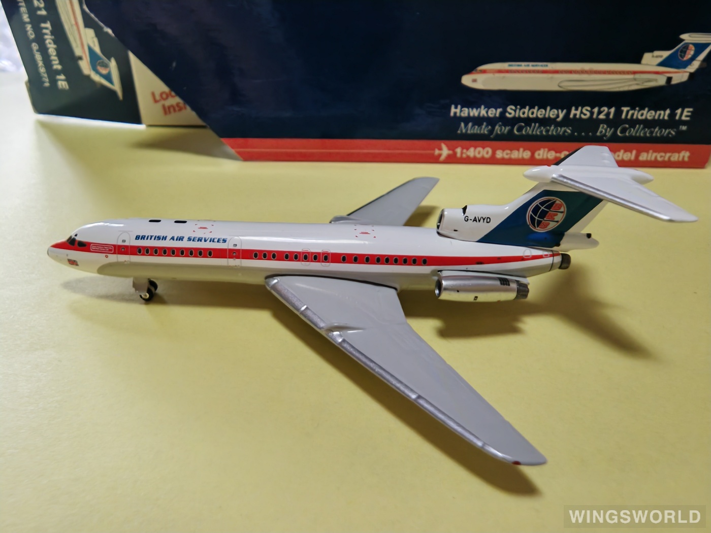 Geminijets 1:400 GJBKS771 BKS Air Transport Hawker Siddeley Trident G-AVYD