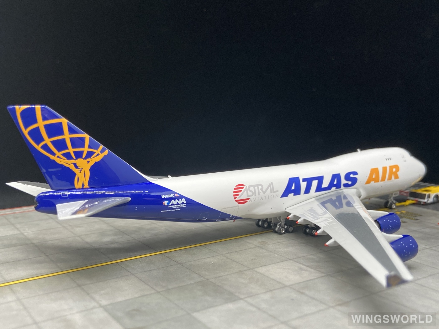Phoenix 1:400 PH04451 Atlas Air 阿特拉斯航空 Boeing 747-400 N408MC