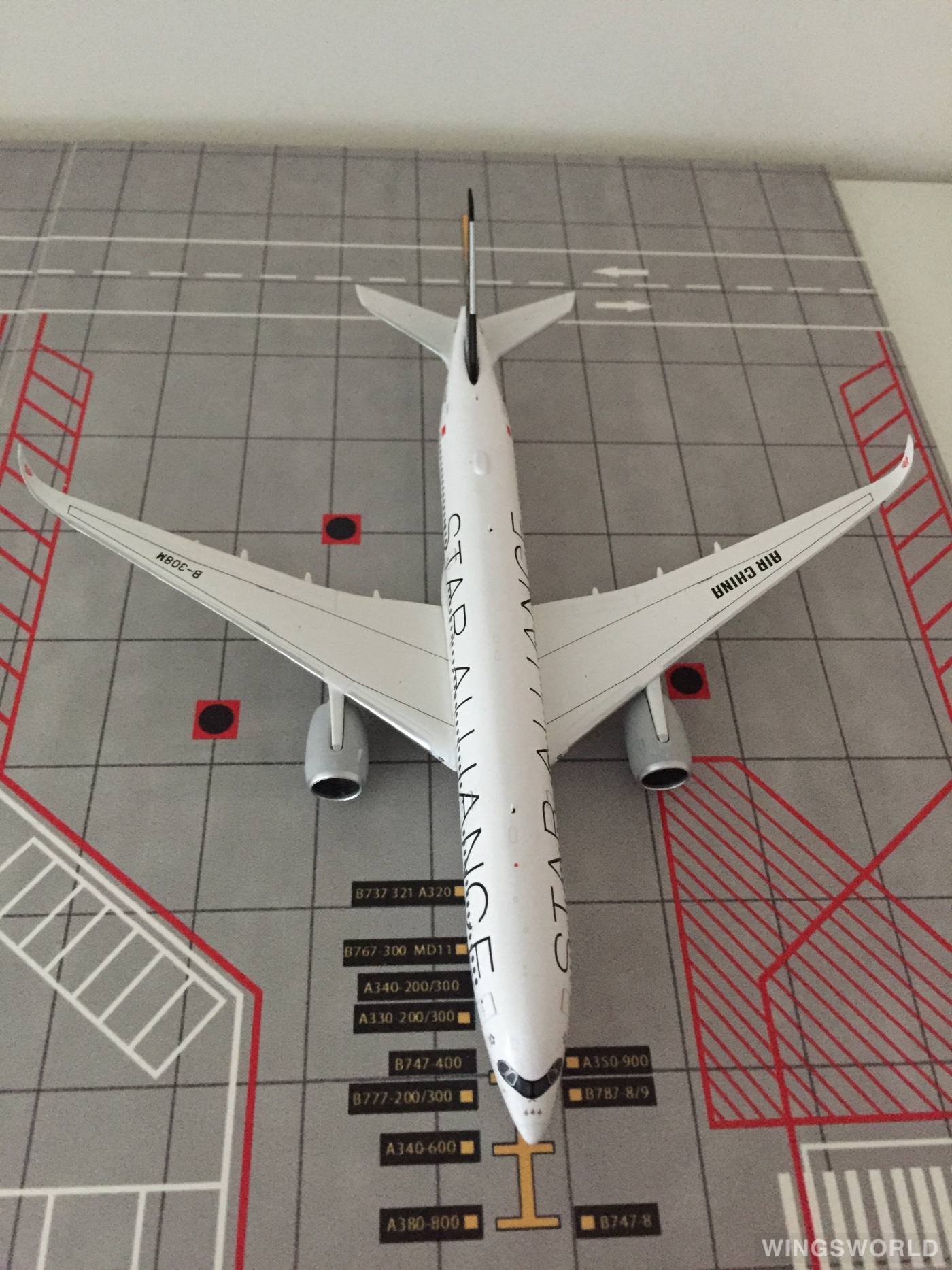 JC Wings 1:400 XX4174 Air China 中国国际航空 Airbus A350-900 B-308M