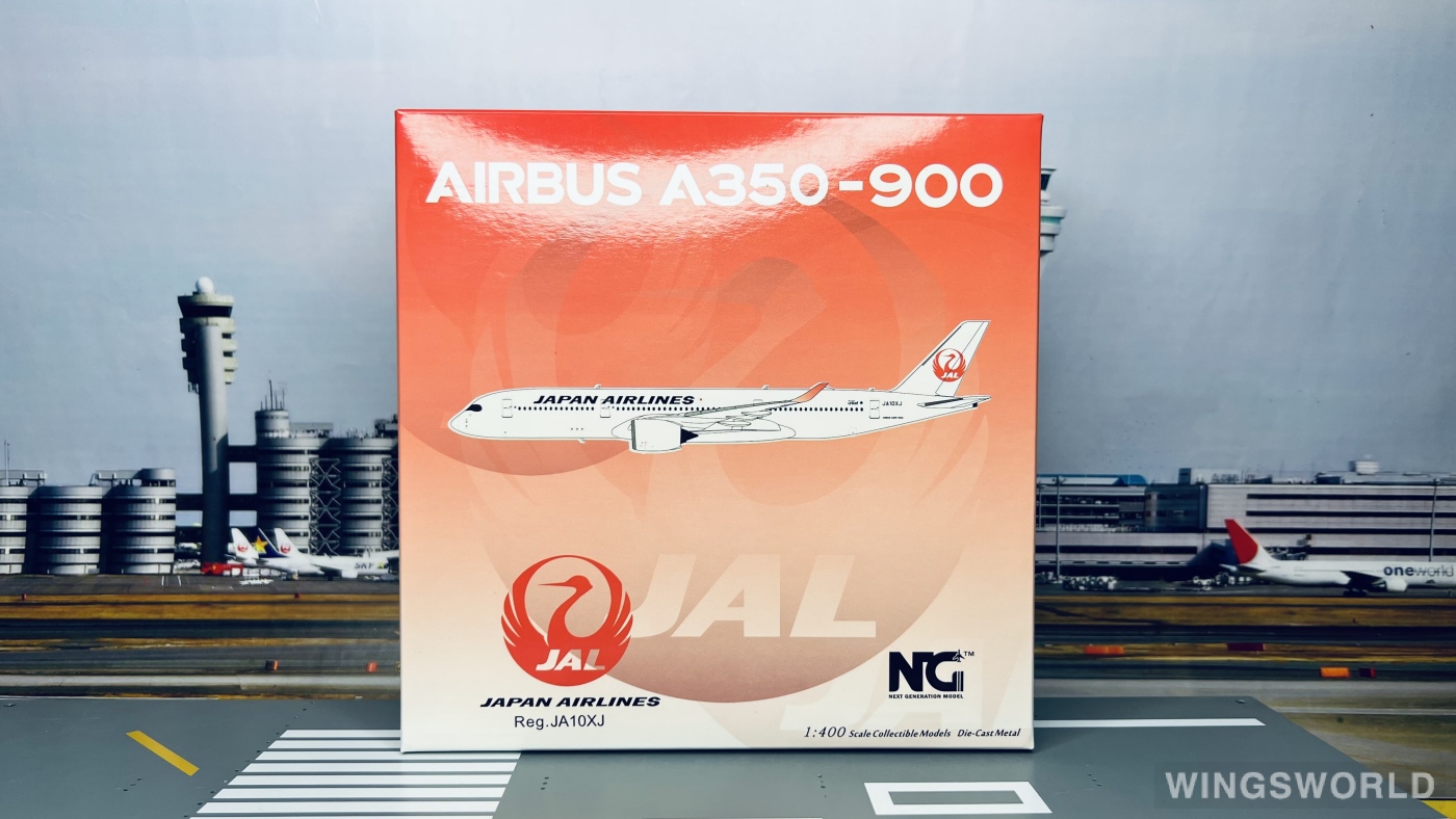 NGmodels 1:400 NG39032 Japan Airlines 日本航空 Airbus A350-900 JA10XJ