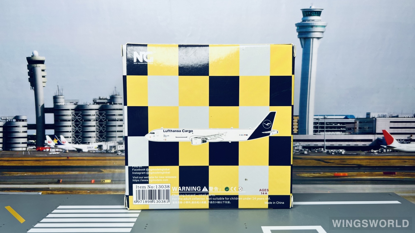 NGmodels 1:400 NG13038 Lufthansa 汉莎航空 Airbus A321 D-AEUC