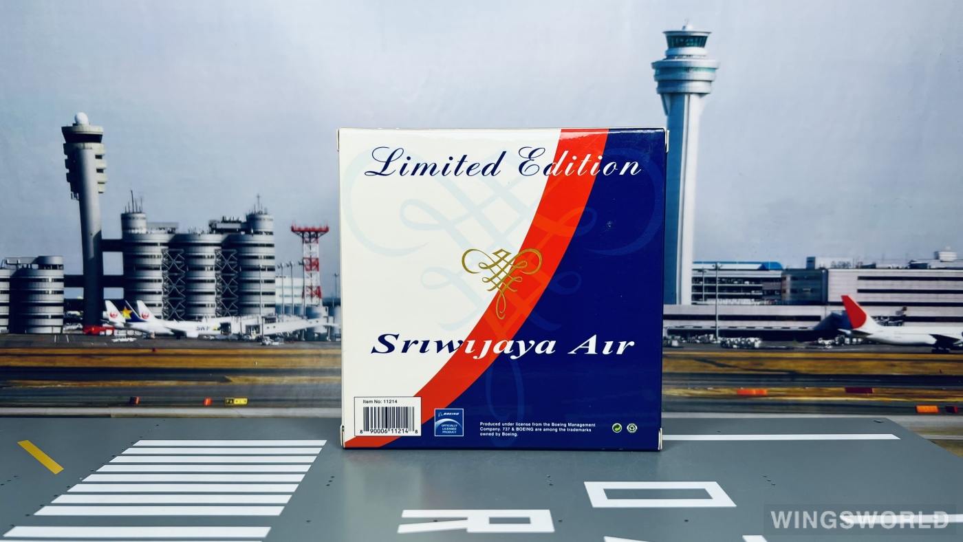 Phoenix 1:400 PH11214 Sriwijaya Air 三佛齐航空 Boeing 737-900 PK-CMP