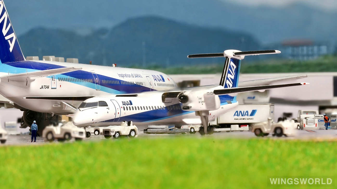 JC Wings 1:400 XX4005 ANA 全日空 Bombardier Dash 8-400 JA855A