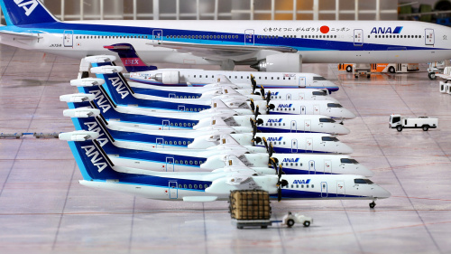 JC Wings 1:400 Bombardier Dash 8-400 ANA 全日空XX4005 JA855A