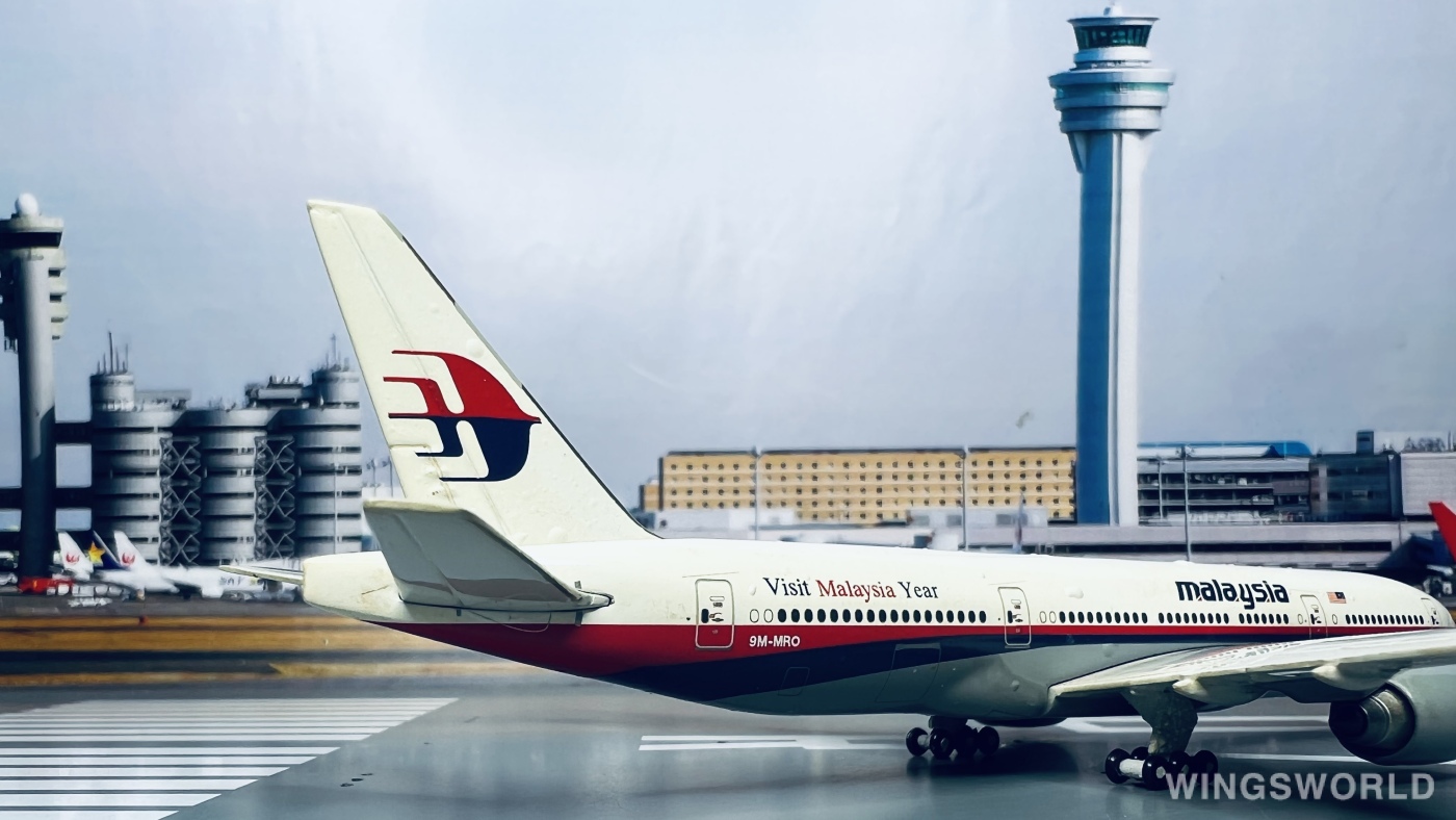 Geminijets 1:400 GJMAS936 Malaysia Airlines 马来西亚航空 Boeing 777-200ER 9M-MRO