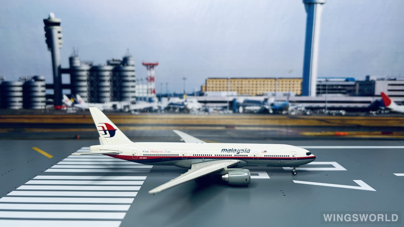 Geminijets 1:400 GJMAS936 Malaysia Airlines 马来西亚航空 Boeing 777-200ER 9M-MRO