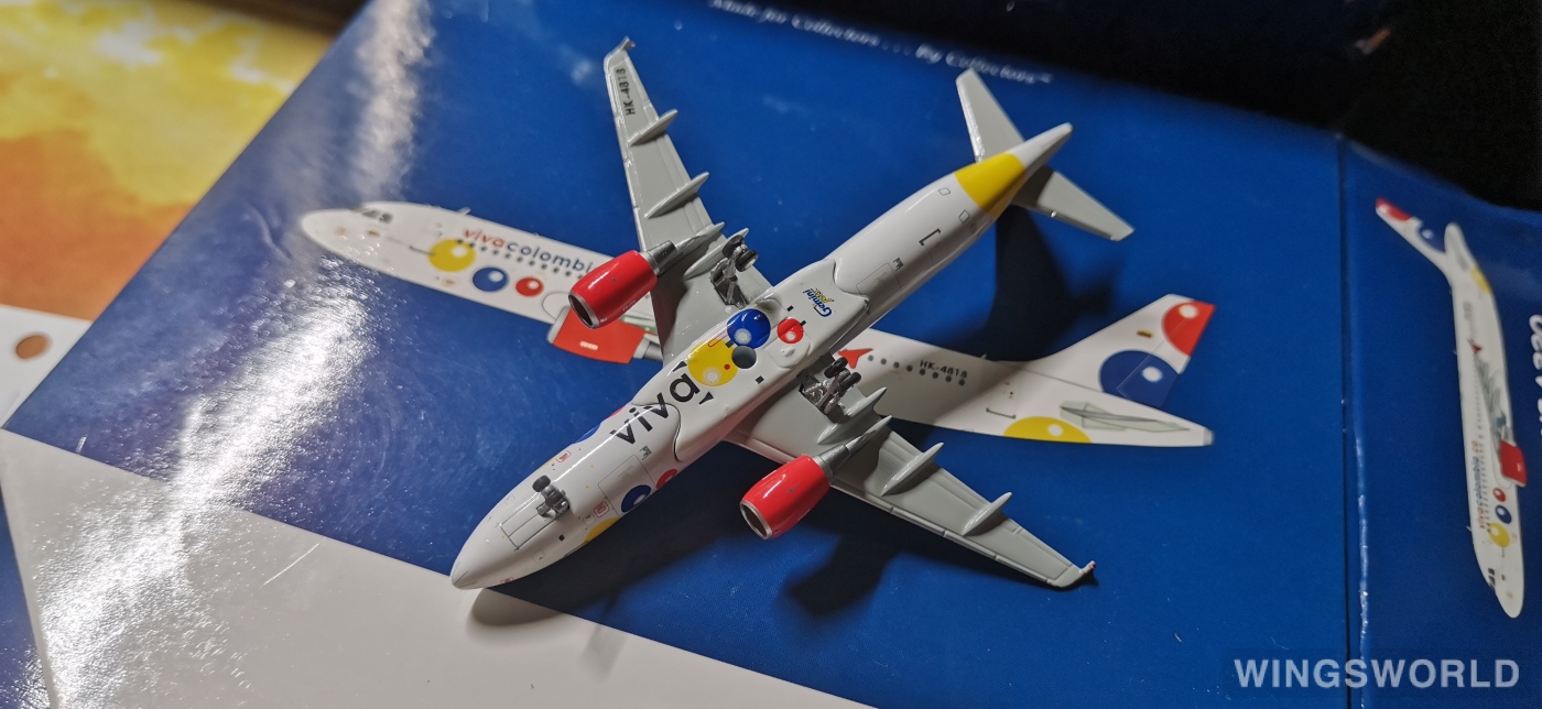 Geminijets 1:400 GJVVC1312 Viva Air Colombia Airbus A320 HK-4818