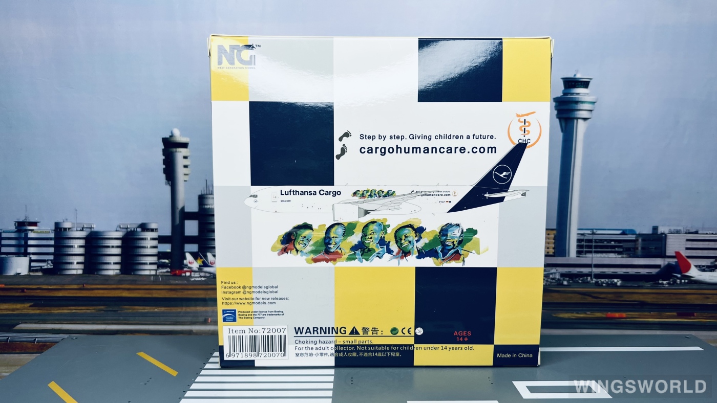 NGmodels 1:400 NG72007 Lufthansa 汉莎航空 Boeing 777F D-ALFI