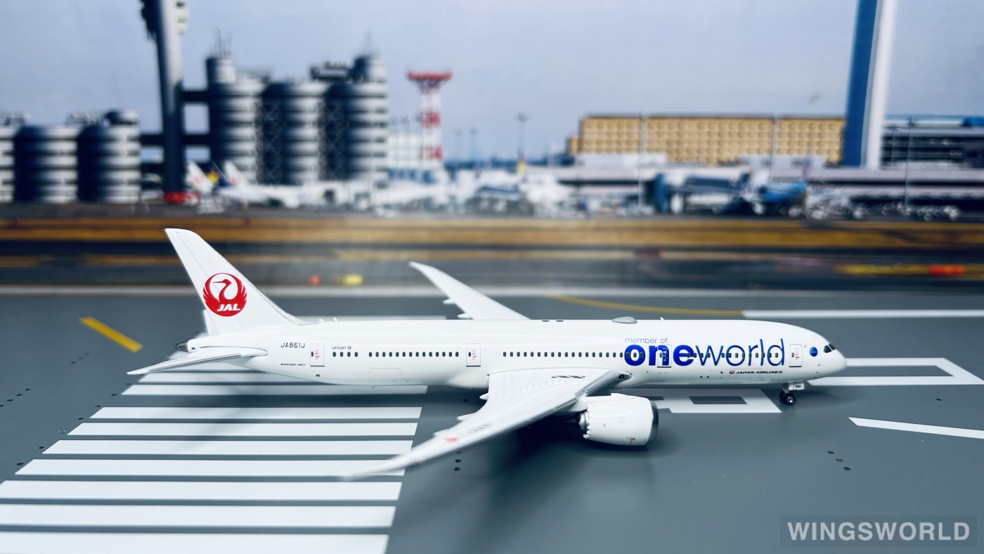 Phoenix 1:400 PH04458 Japan Airlines 日本航空 Boeing 787-9 JA861J