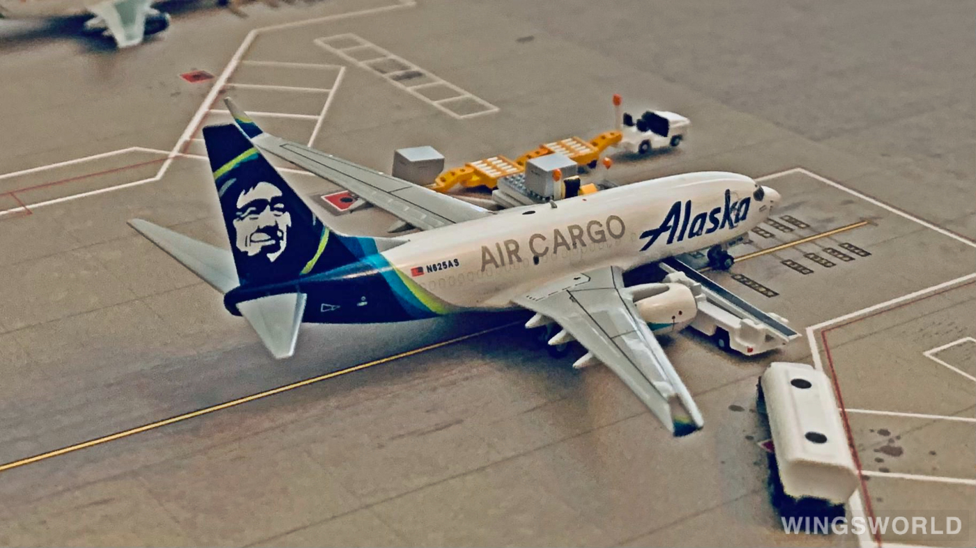 NGmodels 1:400 NG77018 Alaska Airlines 阿拉斯加航空 Boeing 737-700 N625AS