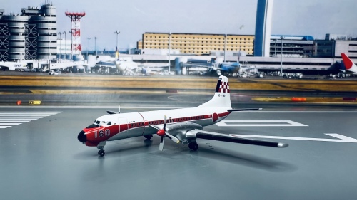 JASDF 日本航空自卫队 NAMC YS-11 12-1160 入间基地 飞行检点队（红色带） GJ70785B Geminijets 1:400