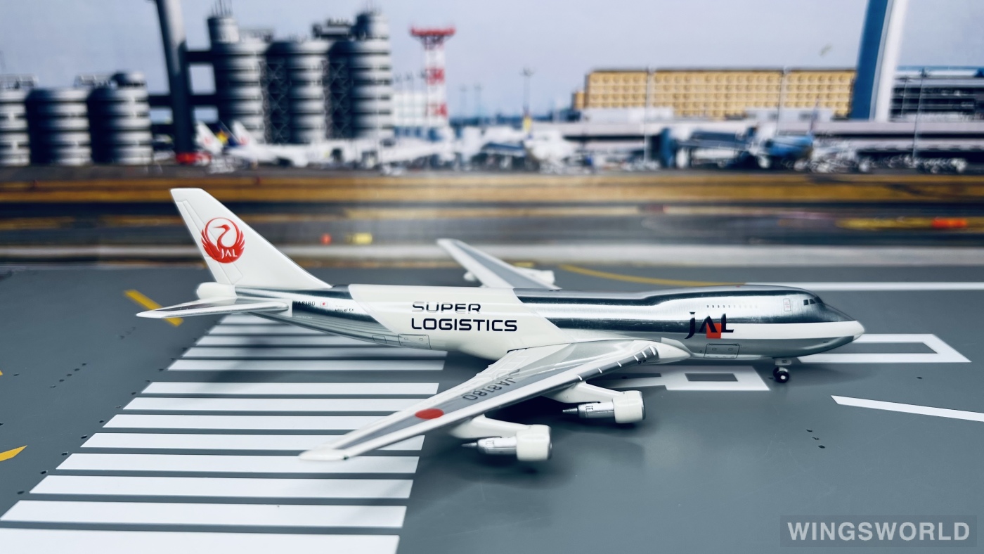 Golden Wings 1:400 GWJA8180 Japan Airlines 日本航空 Boeing 747-200 JA8180