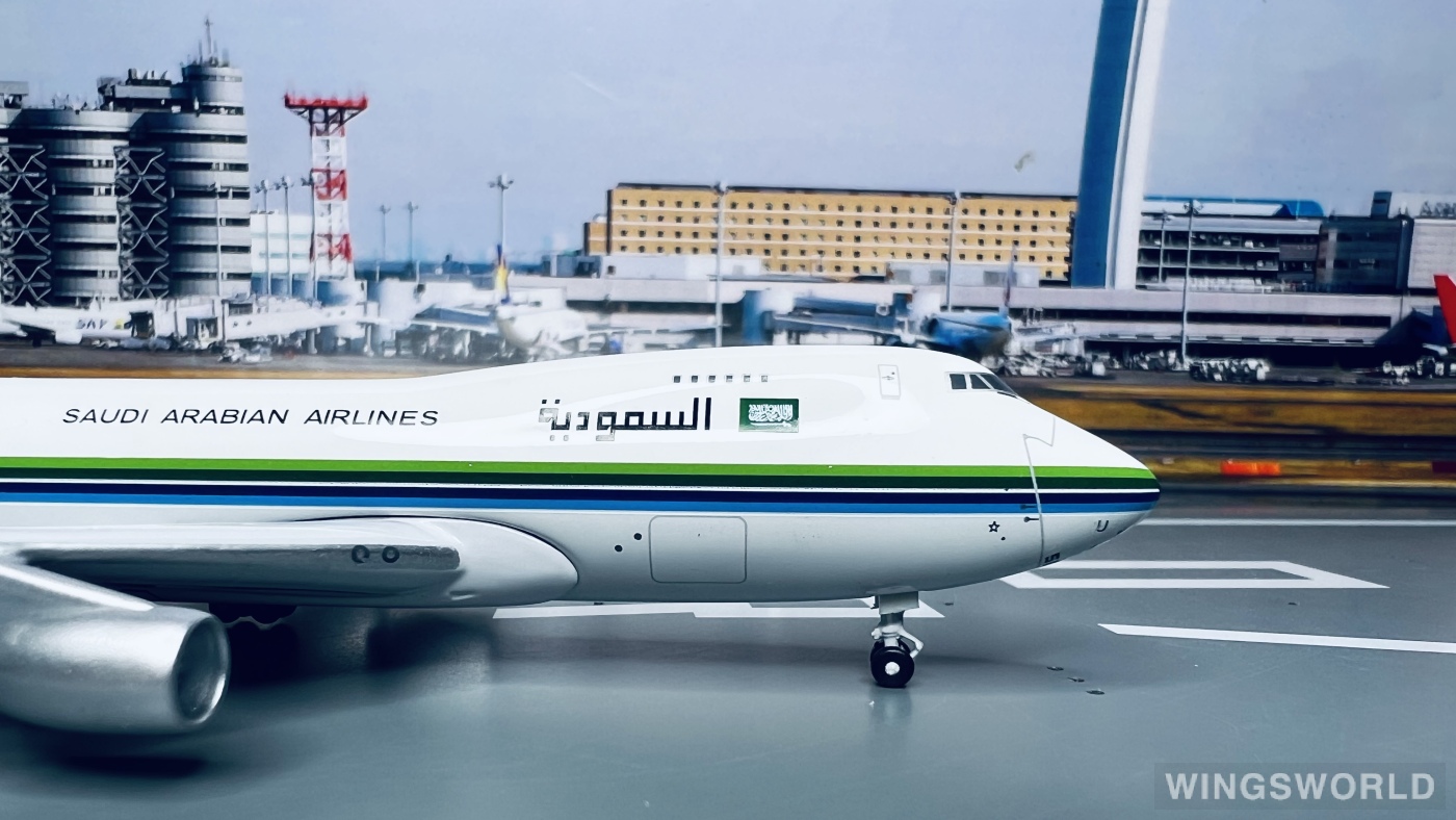 Big Bird 1:400 BB4-2005-XX Saudia 沙特阿拉伯航空 Boeing 747-200 HZ-AIU