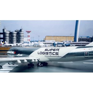 Japan Airlines 日本航空 Boeing 747-200 JA8180 Super Logistics GWJA8180 Golden Wings 1:400